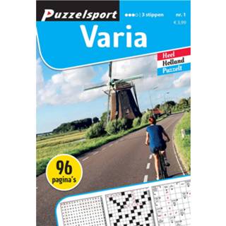 👉 Puzzelboek Puzzelsport 96 pagina's Varia 3 Stippen 8710835842240