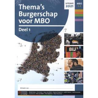 👉 Werkboek Thema's Burgerschap voor MBO 3 set deel 1 3-4 2021 9789086744664