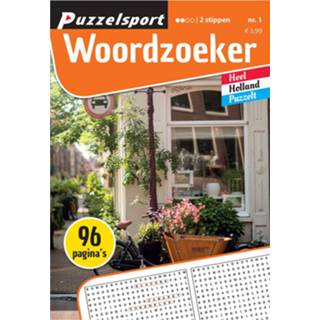 Puzzelboek Puzzelsport 96 pagina's Woordzoeker 2 Stippen 8710835842257