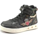 👉 Leer grijs Geox J Skylin GEO08