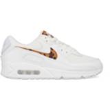 👉 Wit leer vrouwen Nike Air Max 90 AX DH4115-100 maat