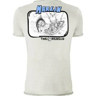 👉 Hotspot m grijs katoen Design T-Shirt Marlin - Maat 8056459892507