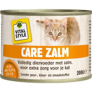 Kattenvoer Vitalstyle Care - Zalm 200 g 8711731021470