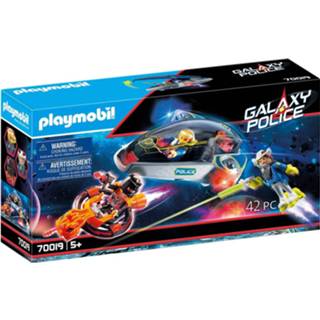 👉 Kunststof One Size meerkleurig jongens PLAYMOBIL Galaxy Police glider 42-delig 4008789700193