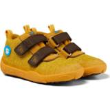 👉 Affenzahn - Kid's Happy Smile Knit Lowboot Tiger - Sneakers maat 32, oranje/bruin