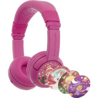 👉 Headset roze kinderen Onanoff BuddyPhones® Bluetooth, Kabel Kinder On Ear stereo Pink 4897111740293