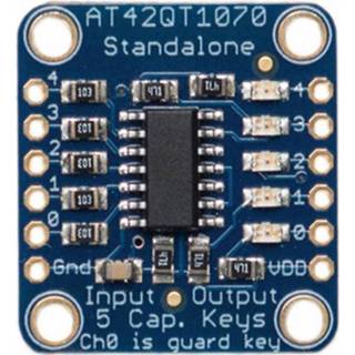 👉 Uitbreidingsboard Capacitive aanraaksensor-breakout - AT42QT1070 Adafruit 1362 2050004691047