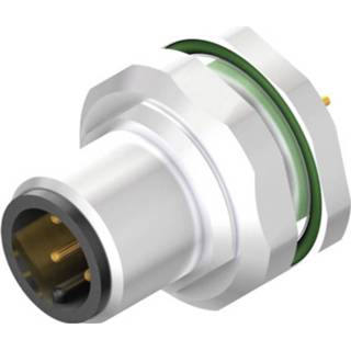 👉 Weidmüller 2421740000 Sensor/actuator steekconnector M12 Stekker, inbouw verticaal Aantal polen: 4 10 stuk(s)