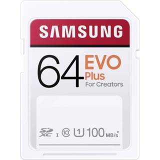 👉 Samsung EVO Plus SDXC-kaart 64 GB UHS-I Waterdicht, Schokbestendig 8806090482052