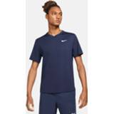 👉 Shirt donkerblauw s mannen Nike Court Victory Dry T-shirt Heren