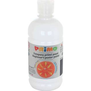 👉 Plakkaatverf wit kunststof One Size Primo Tempera 500 ml 8006919012020