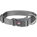 👉 Halsband grijs tin Trixie hond premium grafiet 30-45X1,5 CM 4053032020085