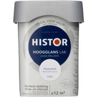 Lak Histor Perfect Finish Hoogglans - 750 ml Hoornwit 8716242656005