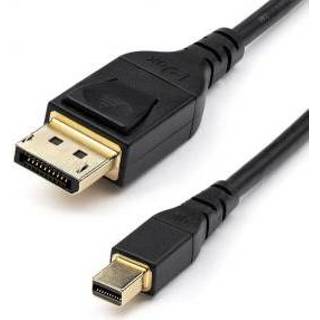 👉 DisplayPort kabel zwart StarTech.com DP14MDPMM1MB 1 m Mini