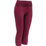 👉 Devold - Women's Kvitegga 3/4 Long Johns - 3/4-yogabroek maat M, purper/rood