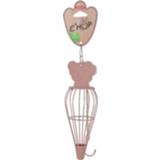 👉 Hooiruif roze plastic Zolux ehop wortel met hanger 21X8 CM 3336022051506