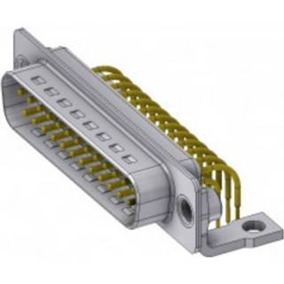 👉 F-connector Deltron Connectors DTS25PYC/2M46UN D-sub stekker 90 ° Aantal polen: 25 Solderen, Pinnen 1 stuk(s) 2050006058008