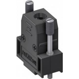 👉 Deltron Connectors DH 09 UN4 D-sub behuizing Aantal polen: 9 Plastic 180 ° Zwart 1 stuk(s)