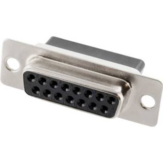 👉 Econ connect BU15CR D-sub female connector 180 ° Aantal polen: 15 Crimpen 1 stuk(s) 2050005796345