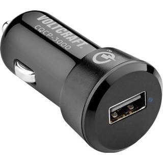 VOLTCRAFT CQCP-3000 USB-oplader Auto, Vrachtwagen Uitgangsstroom (max.) 3000 mA 1 x USB Qualcomm Quick Charge 3.0