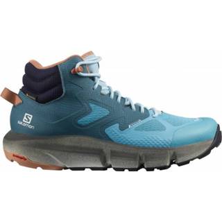 👉 Salomon - Women's Predict Hike Mid GTX - Wandelschoenen maat 8,5, blauw/turkoois