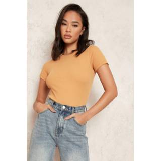 👉 One Piece Met Korte Mouwen, Camel