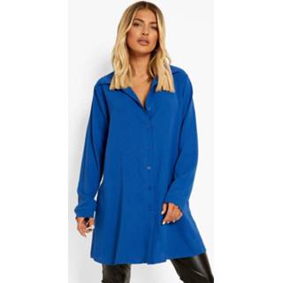 Oversized Floaty Blouse, Cobalt