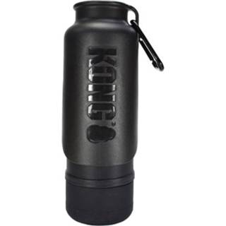 👉 Drinkfles zwart RVS Kong h2o thermos 740 ML 5060739192242