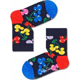 Sock uniseks zwart blauw Happy Socks - Kid's Very Cherry Mickey Multifunctionele sokken maat 7-9 Years, zwart/blauw 7333102467543