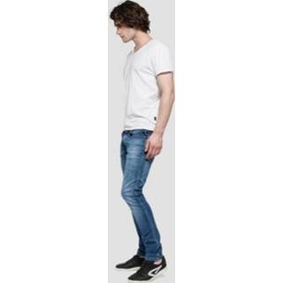 👉 Spijkerbroek blauw Replay Jeans Hyperflex Anbass Slim Fit (M914 000 661 - 808) 8054959100405