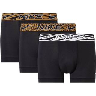 👉 Boxershort elastaan male print Nike 3-pack trunk boxershorts leopard/tiger/zebra