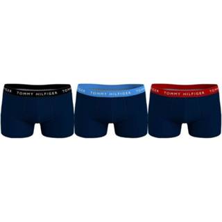 👉 Boxershort blauw elastaan male Tommy Hilfiger 3-pack boxershorts trunk top water