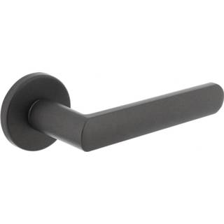 👉 Deurkruk grijs zamac Intersteel Sora op rozet ø50x7mm - 8714186550847