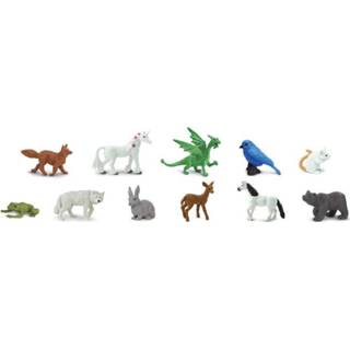 👉 Speelfiguur kunststof One Size meerkleurig Safari speelfiguren Mythisch 3-9,5 cm 11 stuks 95866002336