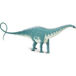 👉 Safari dinosaurus Diplodocus junior 47 cm rubber grijs/wit