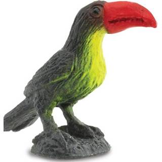 👉 Speelfiguur groen kunststof One Size Safari toekan junior 2,5 cm 192 stuks 95866002428