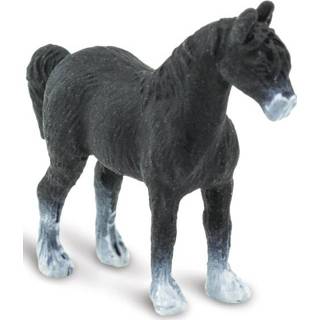 👉 Speelfiguur zwart wit kunststof One Size Safari paard junior 2,5 cm zwart/wit 192 stuks 95866002688