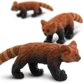 👉 Minifiguur rode oranje rubber One Size Safari mini-figuren panda 2,5 cm 192 stuks 95866003777