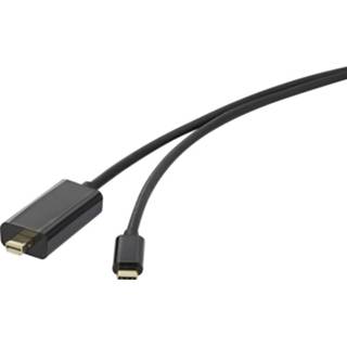 👉 Renkforce iPad Videokabel [1x USB-C stekker - 1x Mini-DisplayPort stekker] 1.80 m Zwart