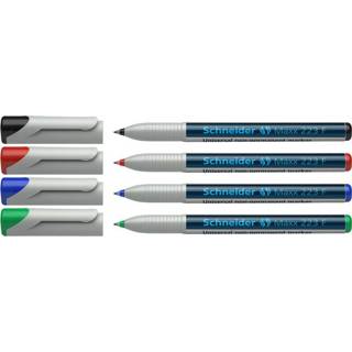 👉 Etui GeenKleur Color-GeenKleur One Size Universele marker Schneider Maxx 223 F non-permanent a 4 stuks assorti 4004675001924