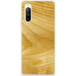 👉 Bumper hoesje hout Sony Xperia 10 III Licht 8720632755001