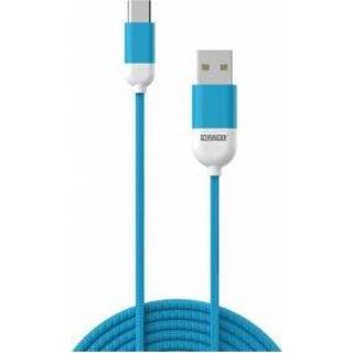 👉 Blauw wit Schwaiger LKC15B 511 USB-kabel 1,5 m USB 2.0 A C Blauw, 4004005032529