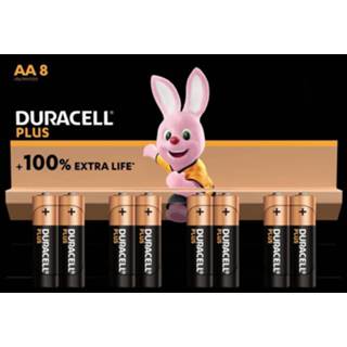 👉 Batterij alkaline Duracell Plus-AA K8 AA (penlite) 1.5 V 8 stuk(s) 5000394140899