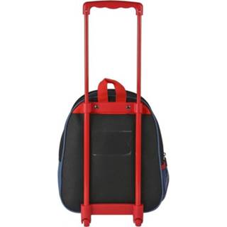 👉 Spiderman reiskoffer/trolley rood 25 x 31 cm voor kinderen
