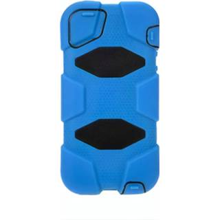👉 Telefoonhoes blauw rubber One Size Summit iPhone 5 telefoonhoesje Sentinel 8719817541980