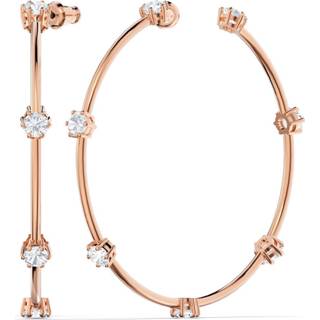 👉 Oorring wit One Size array Swarovski 5609706 Oorringen Constella rosekleurig-wit 63 mm 9009656097069