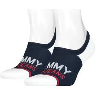 👉 Mannen Navy Blue Tommy Hilfiger Uni Tj No Show High Cut 2-Pack-43/46 8718824972091 8718824972107