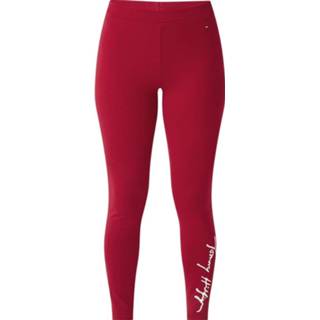 👉 Legging donkerrood XS Tommy Hilfiger 8720114386747