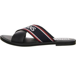 👉 Muil textiel blauw Tommy Hilfiger Muiltje 8719705978263