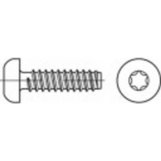 👉 TOOLCRAFT 149542 Cilinderkopschroeven 4.8 mm 22 mm Torx ISO 14585 Staal Galvanisch verzinkt 500 stuk(s)